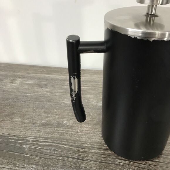 Veken French Press Coffee & Tea Maker, 304 Stainless Steel Black - Picture 7 of 13